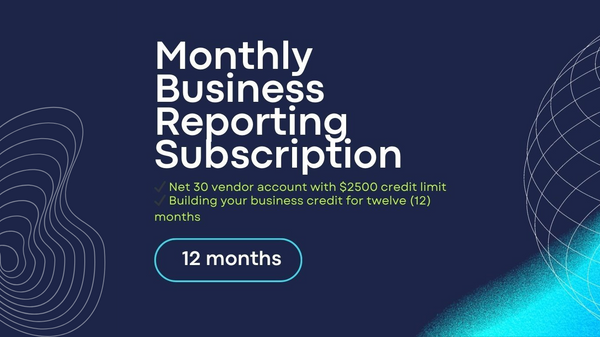 Monthly Reporting for 12 Months